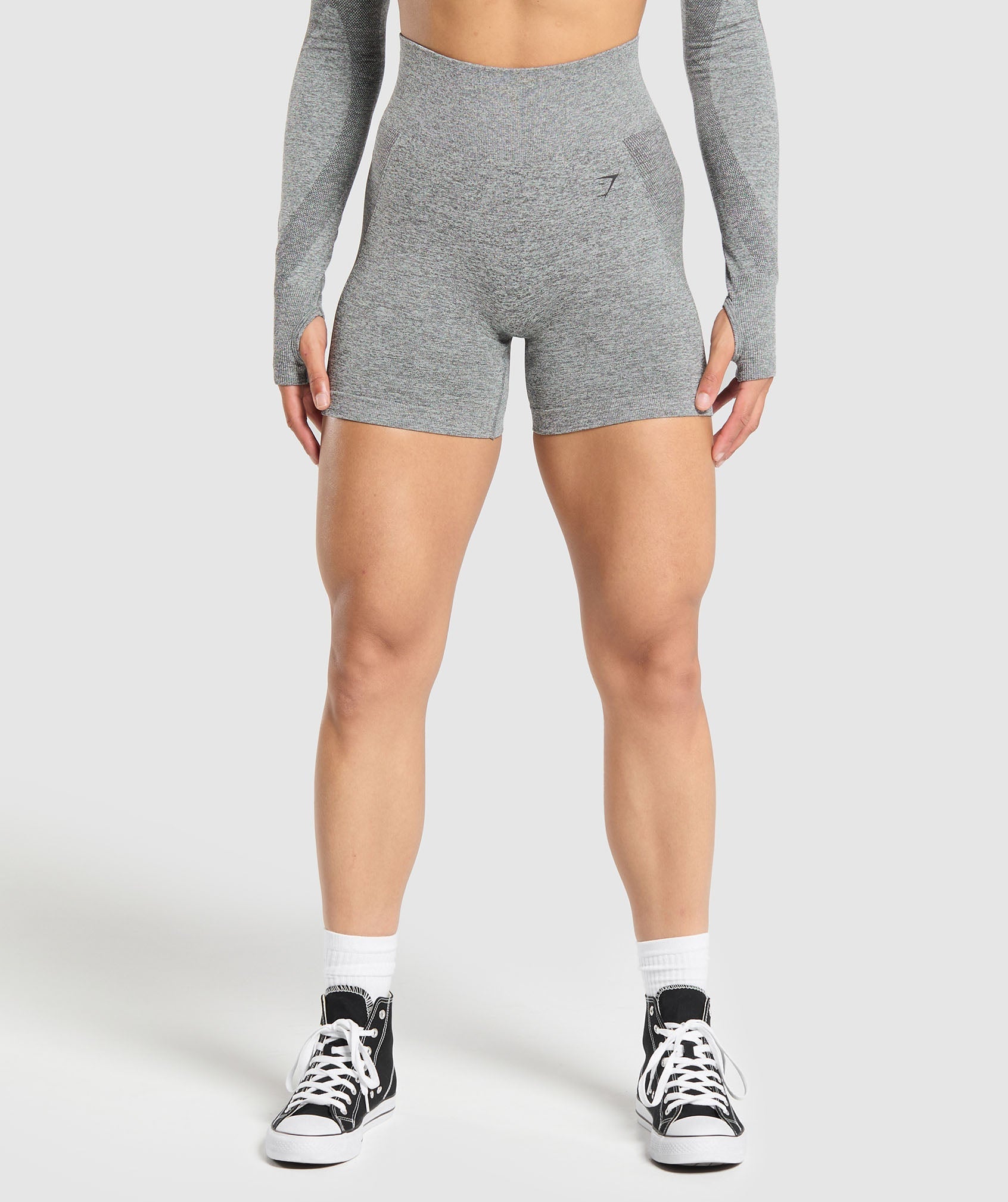 Women's Gymshark Flex Shorts Charcoal Grey Marl
