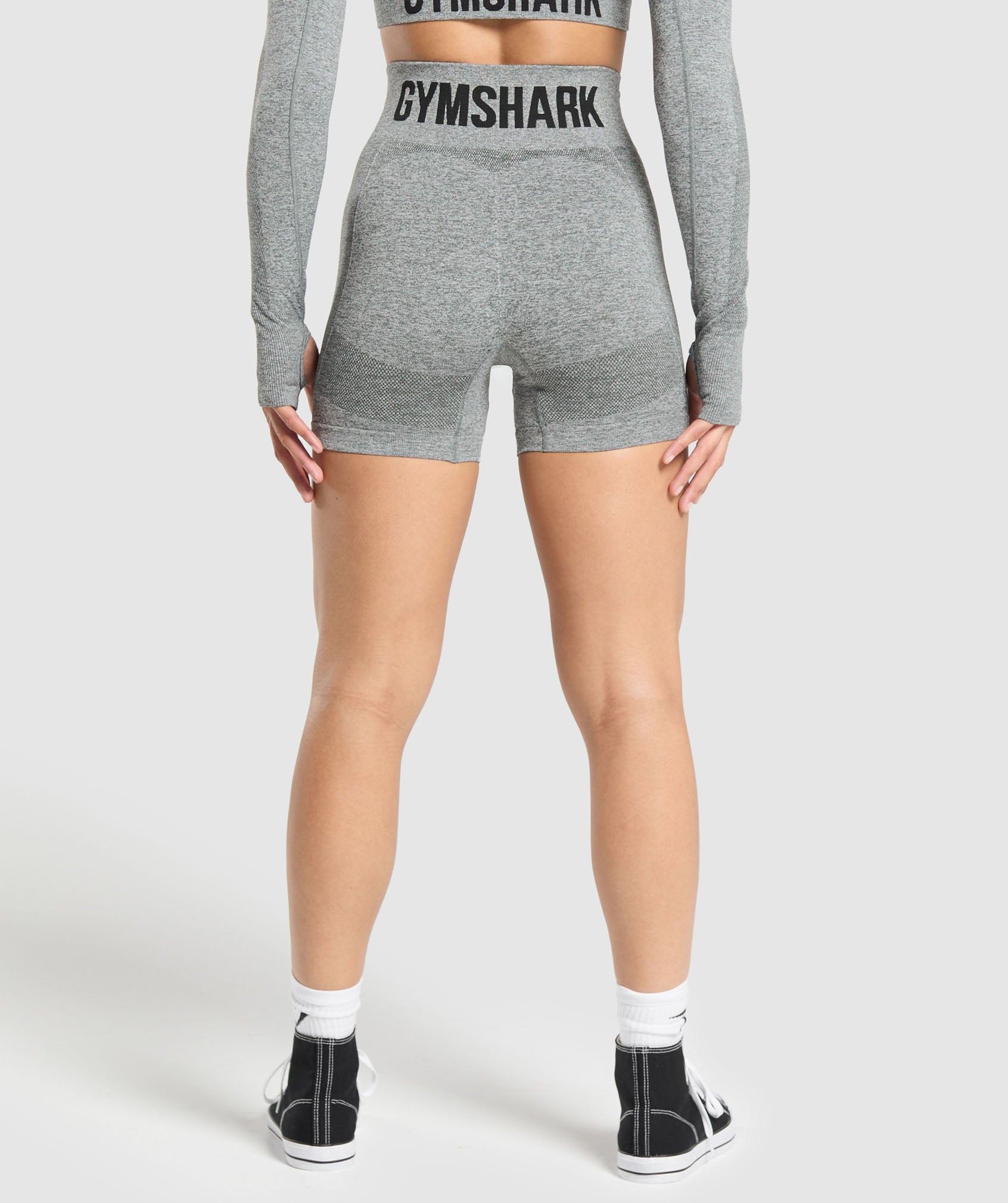 Women's Gymshark Flex Shorts Charcoal Grey Marl