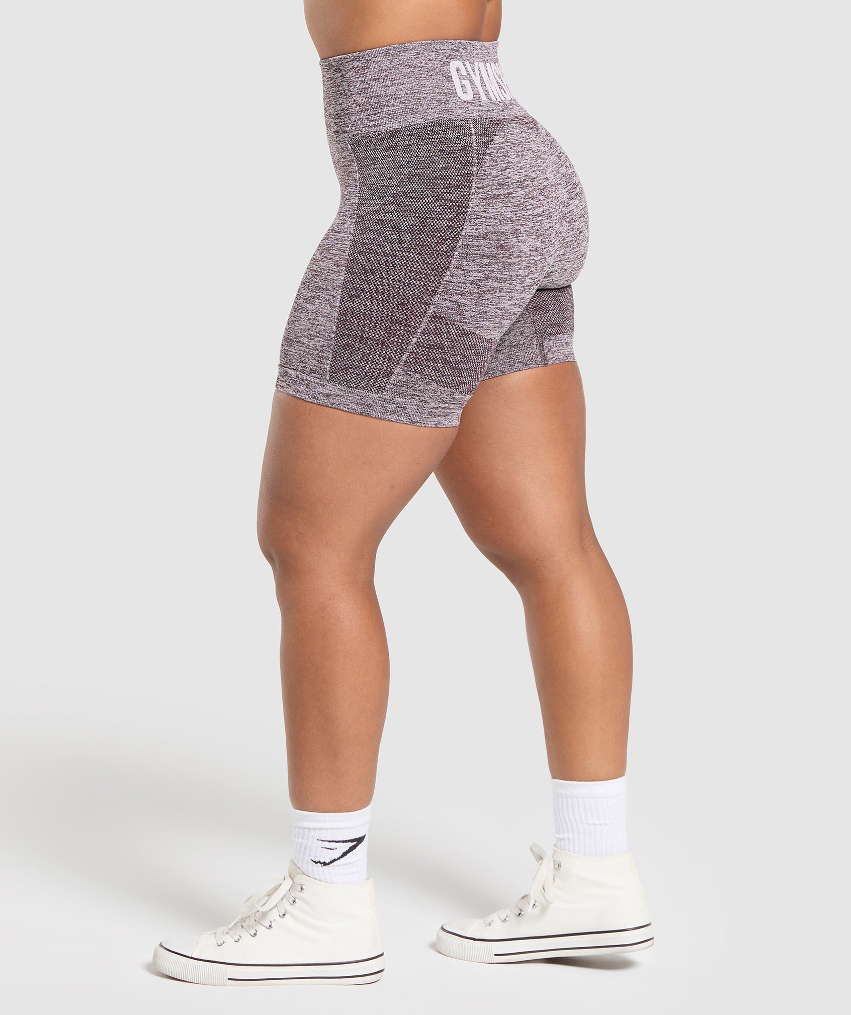 Women's Gymshark Flex Shorts Plum Brown