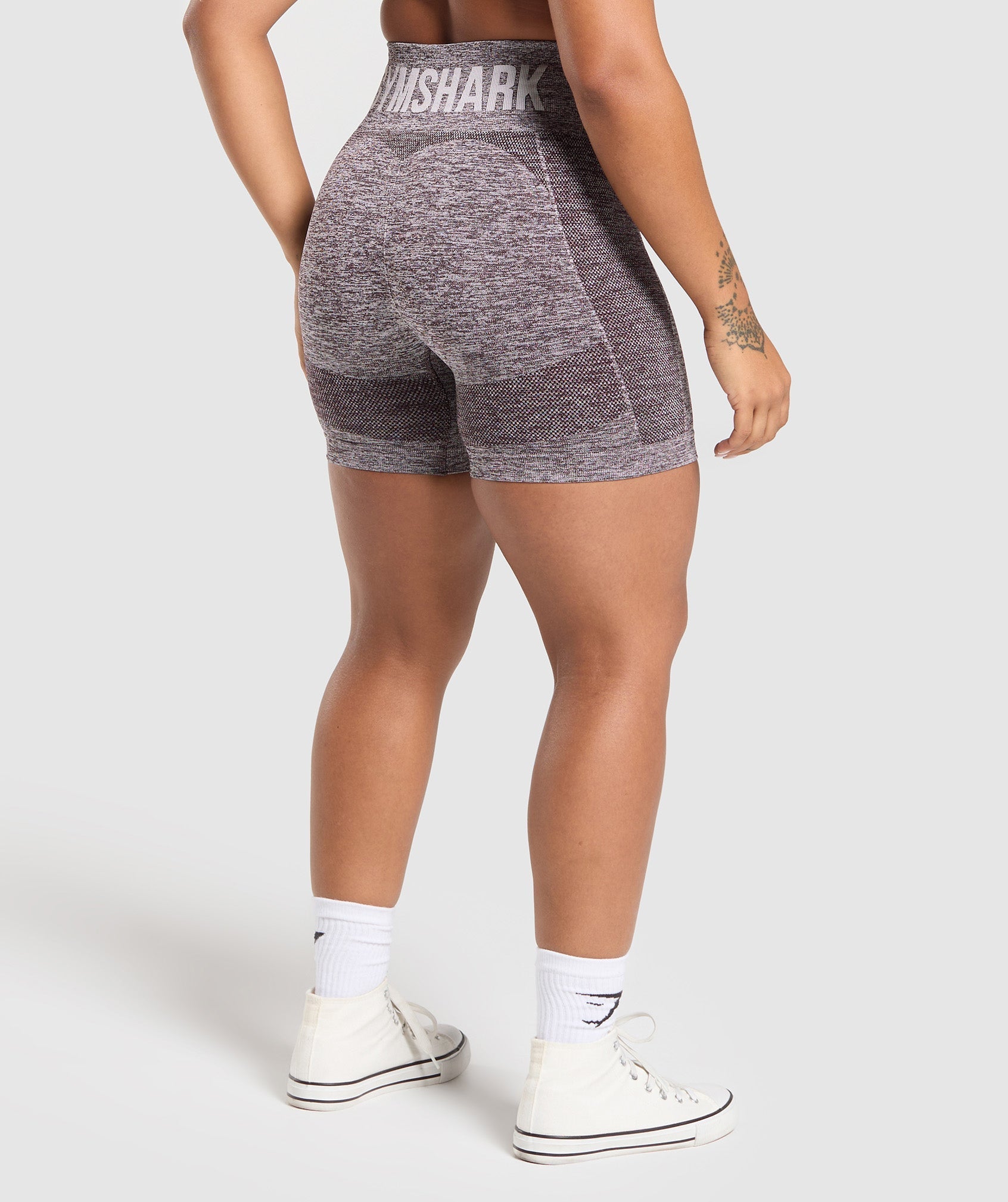Women's Gymshark Flex Shorts Plum Brown