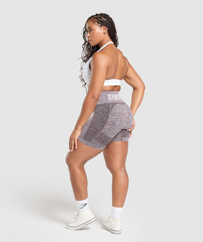 Women's Gymshark Flex Shorts Plum Brown