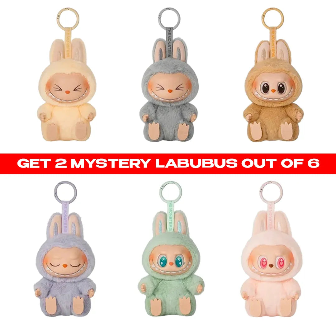Buy 1 Get 1 Free Pop Mart Labubu The Monsters Have a Seat Vinyl Plush Sealed Case Pack of 1 Blind Box