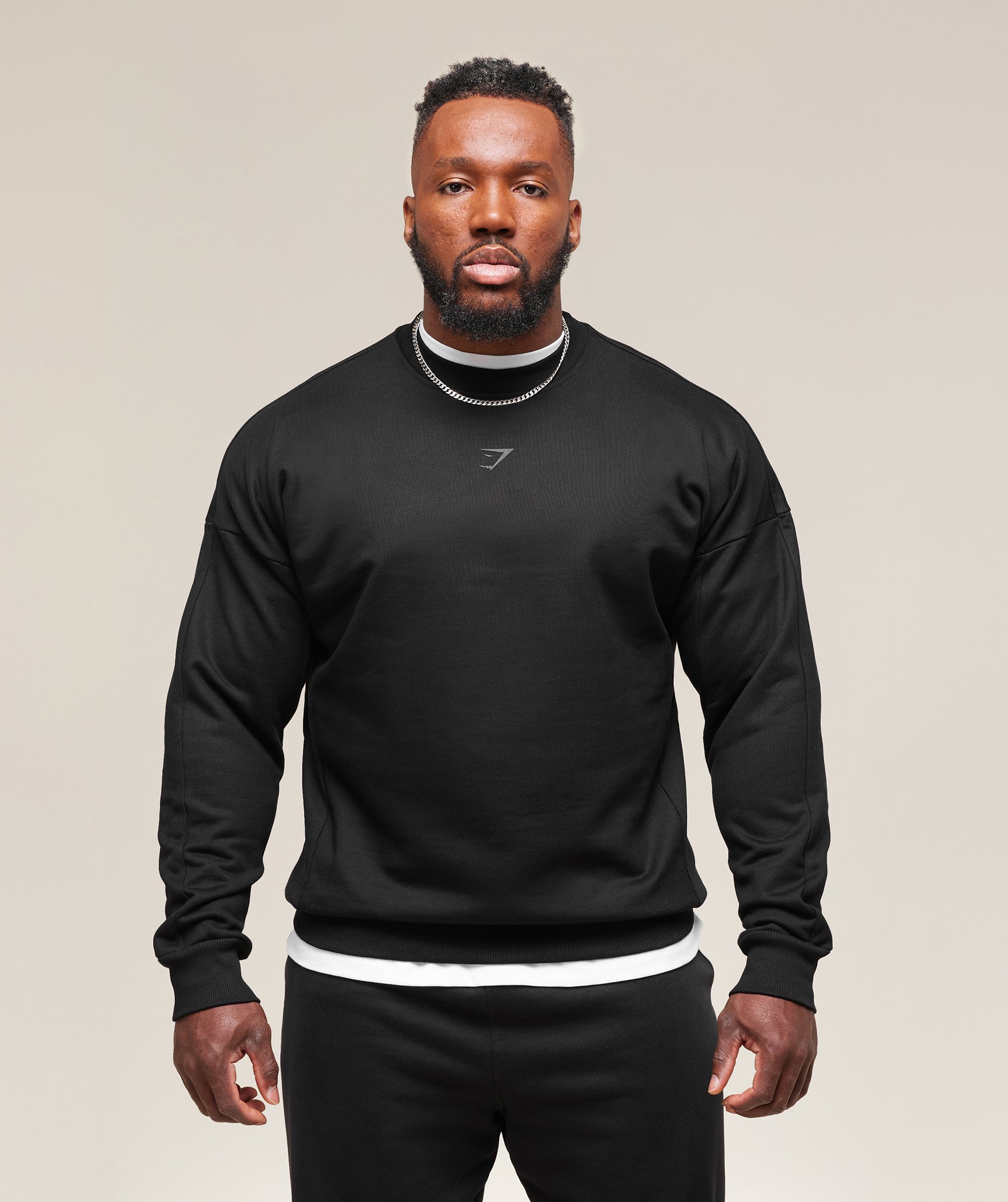 Gymshark Premium Power Crew Black