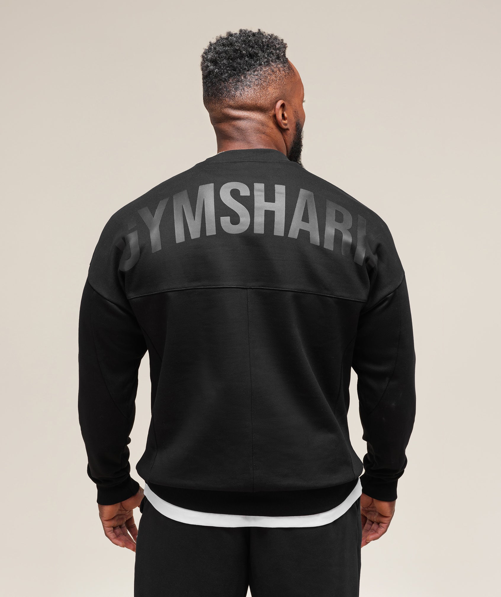 Gymshark Premium Power Crew Black