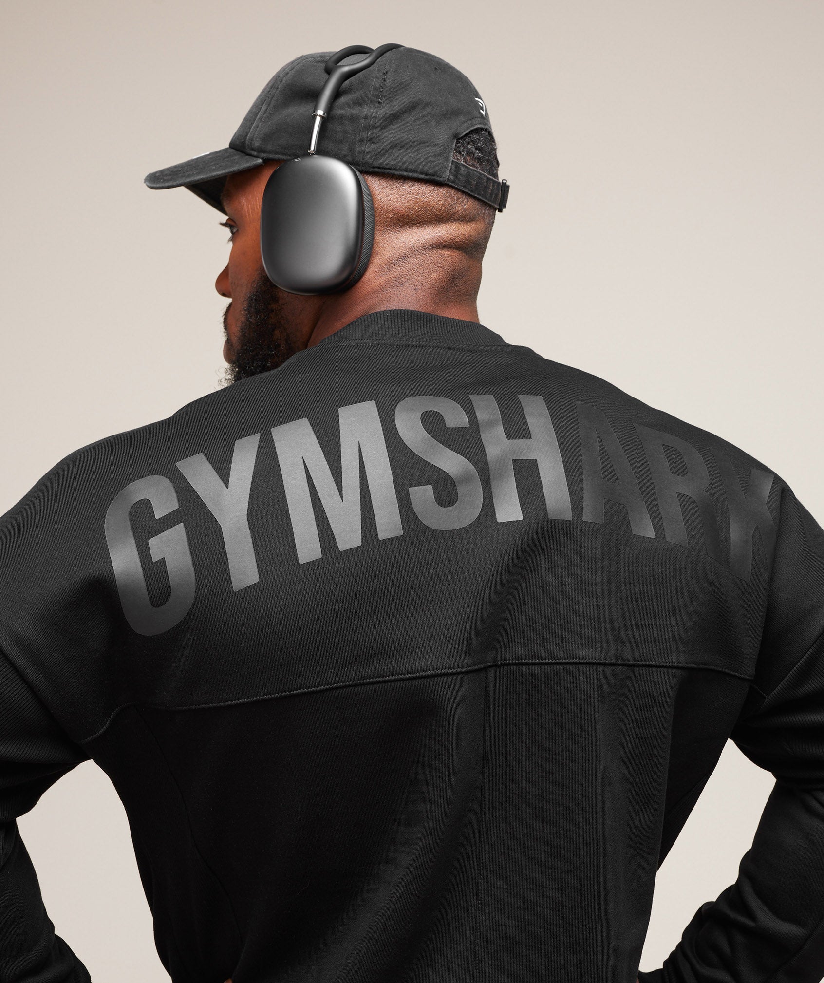 Gymshark Premium Power Crew Black