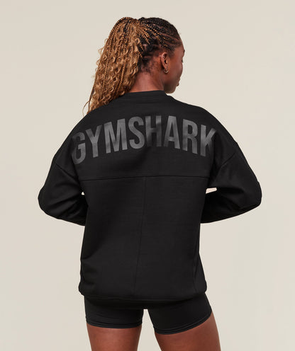 Gymshark Premium Power Crew Black
