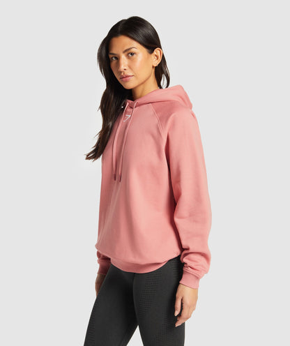 Women's Gymshark Fraction Hoodie Classic Pink