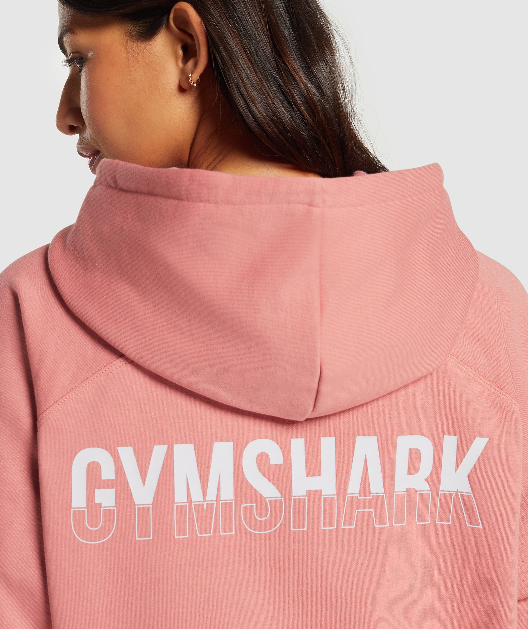 Women's Gymshark Fraction Hoodie Classic Pink