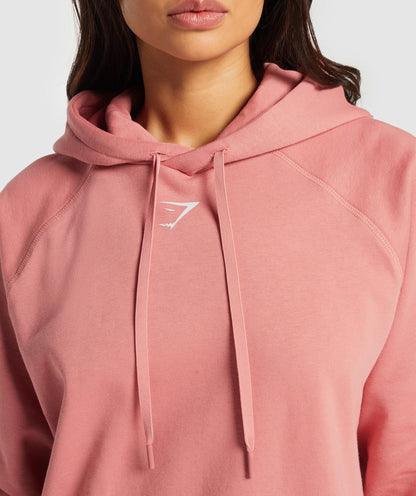 Women's Gymshark Fraction Hoodie Classic Pink