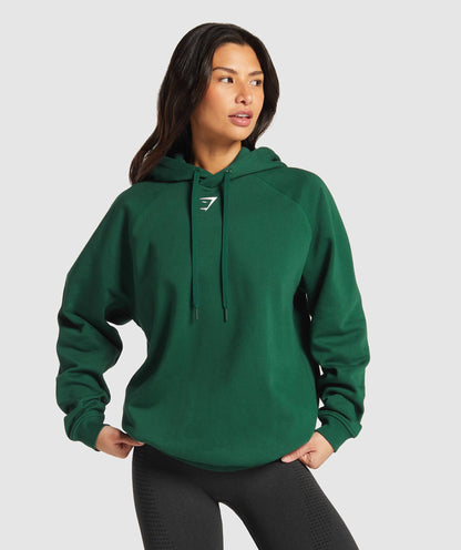 Women's Gymshark Fraction Hoodie Conditioning Green