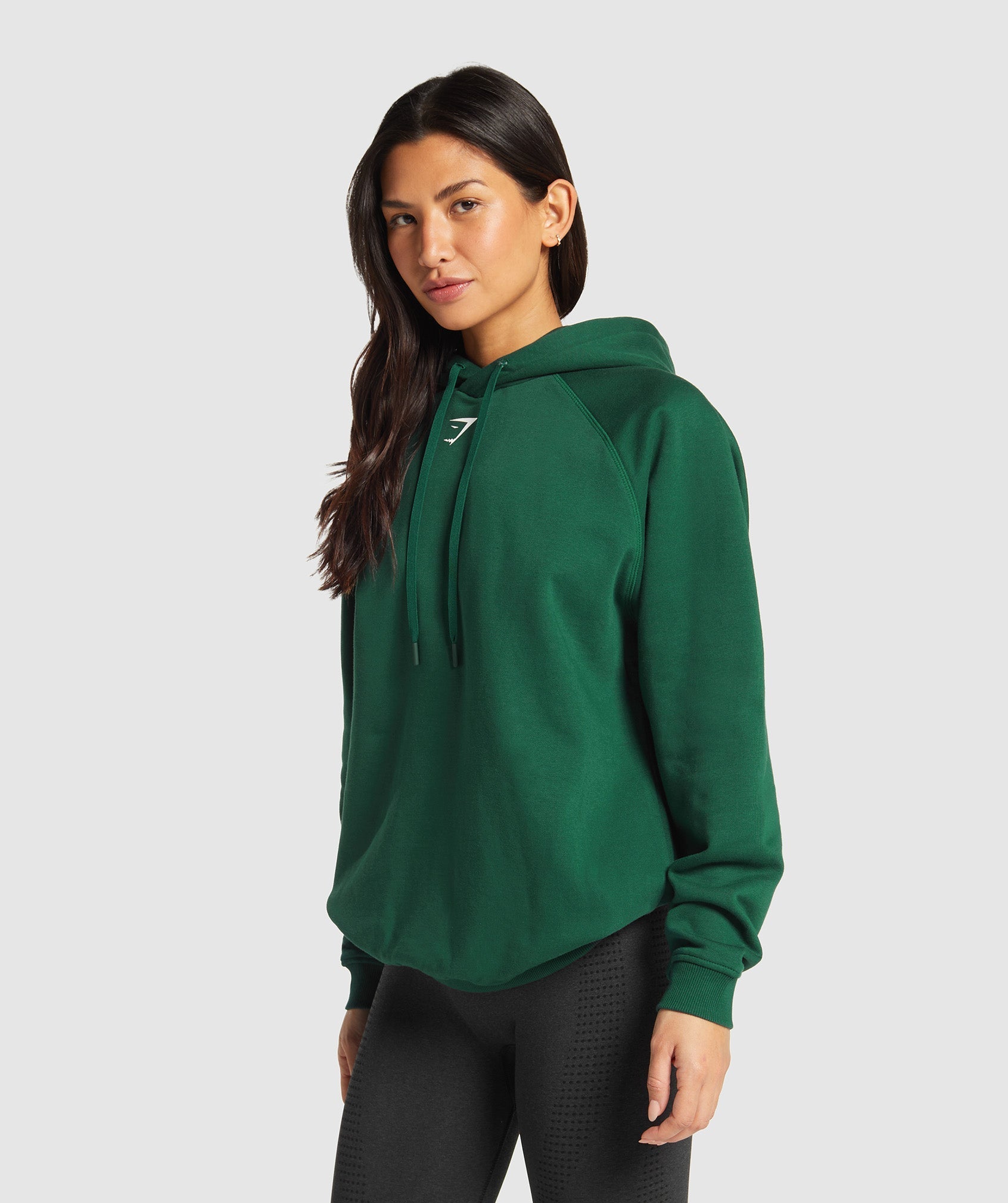 Women's Gymshark Fraction Hoodie Conditioning Green
