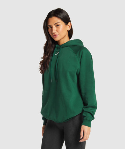Women's Gymshark Fraction Hoodie Conditioning Green