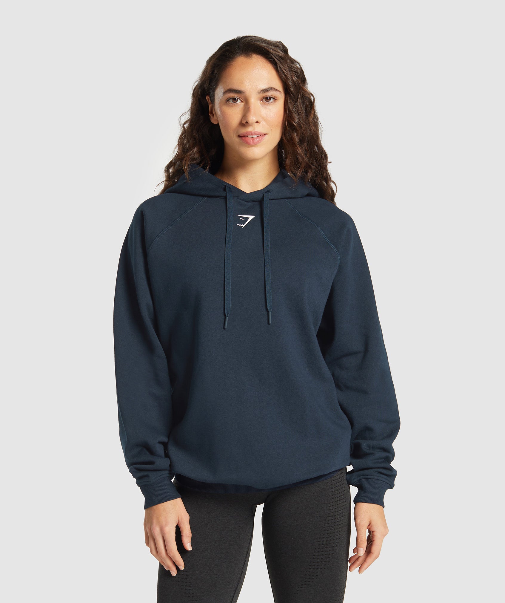 Women's Gymshark Fraction Hoodie Navy