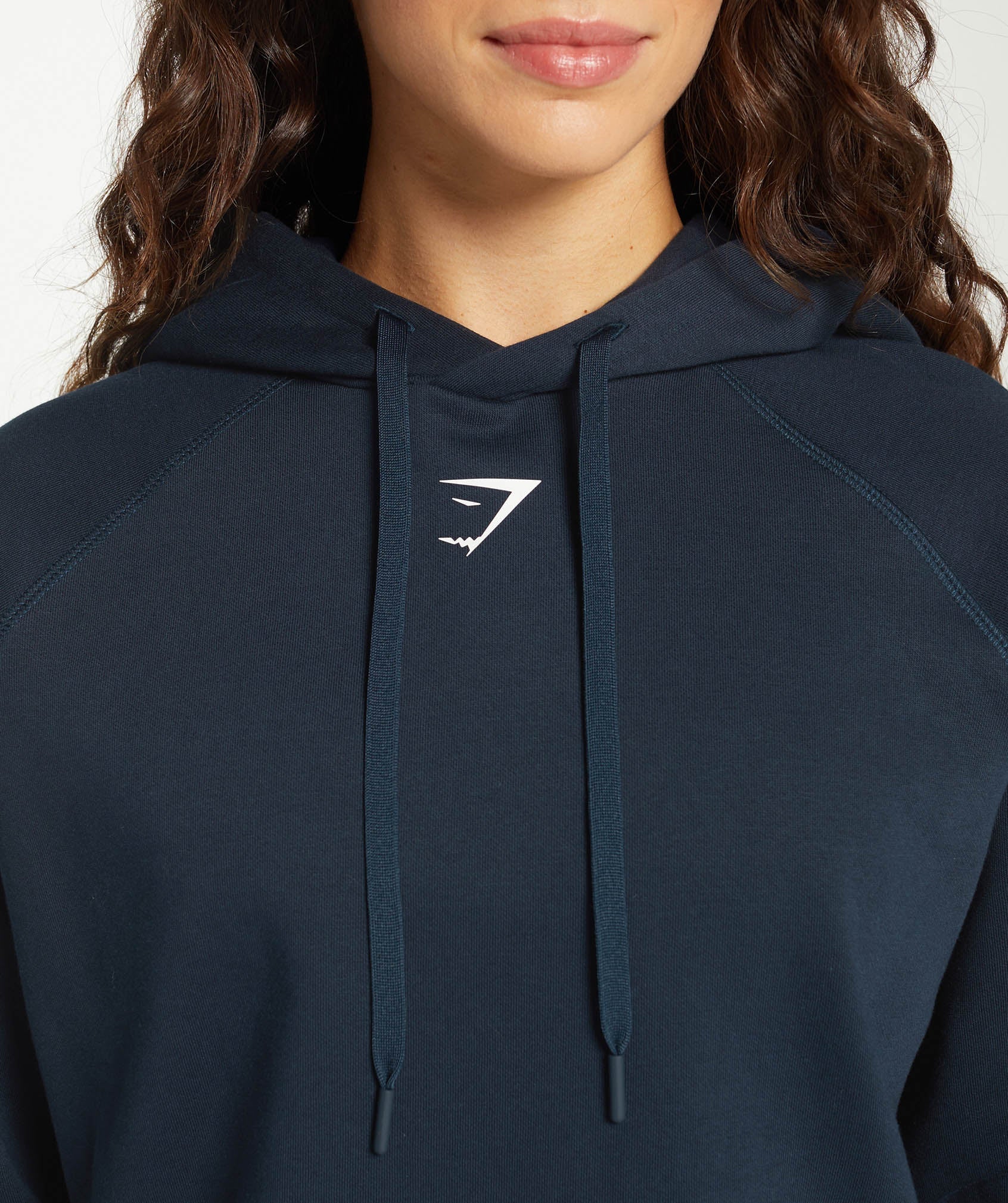 Women's Gymshark Fraction Hoodie Navy
