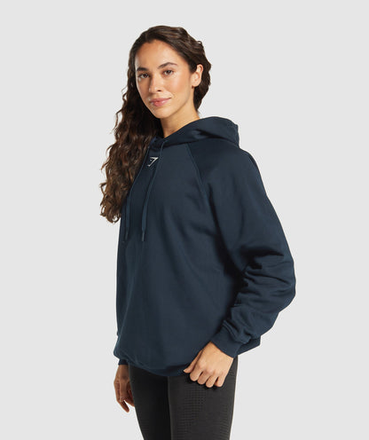 Women's Gymshark Fraction Hoodie Navy