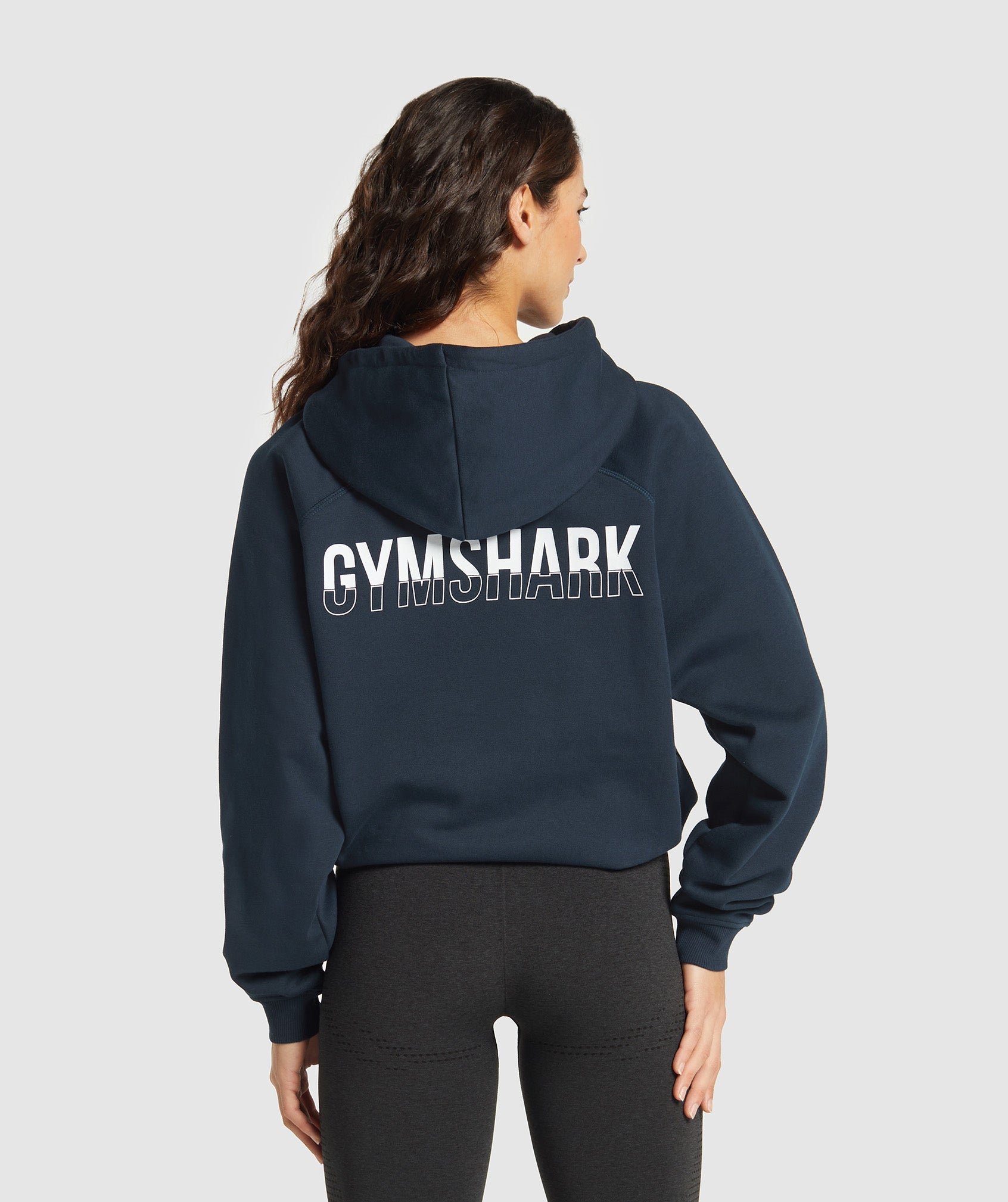 Women's Gymshark Fraction Hoodie Navy