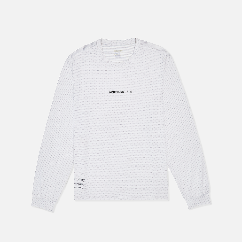 Bandit Nanomesh Performance Long Sleeve Unisex White