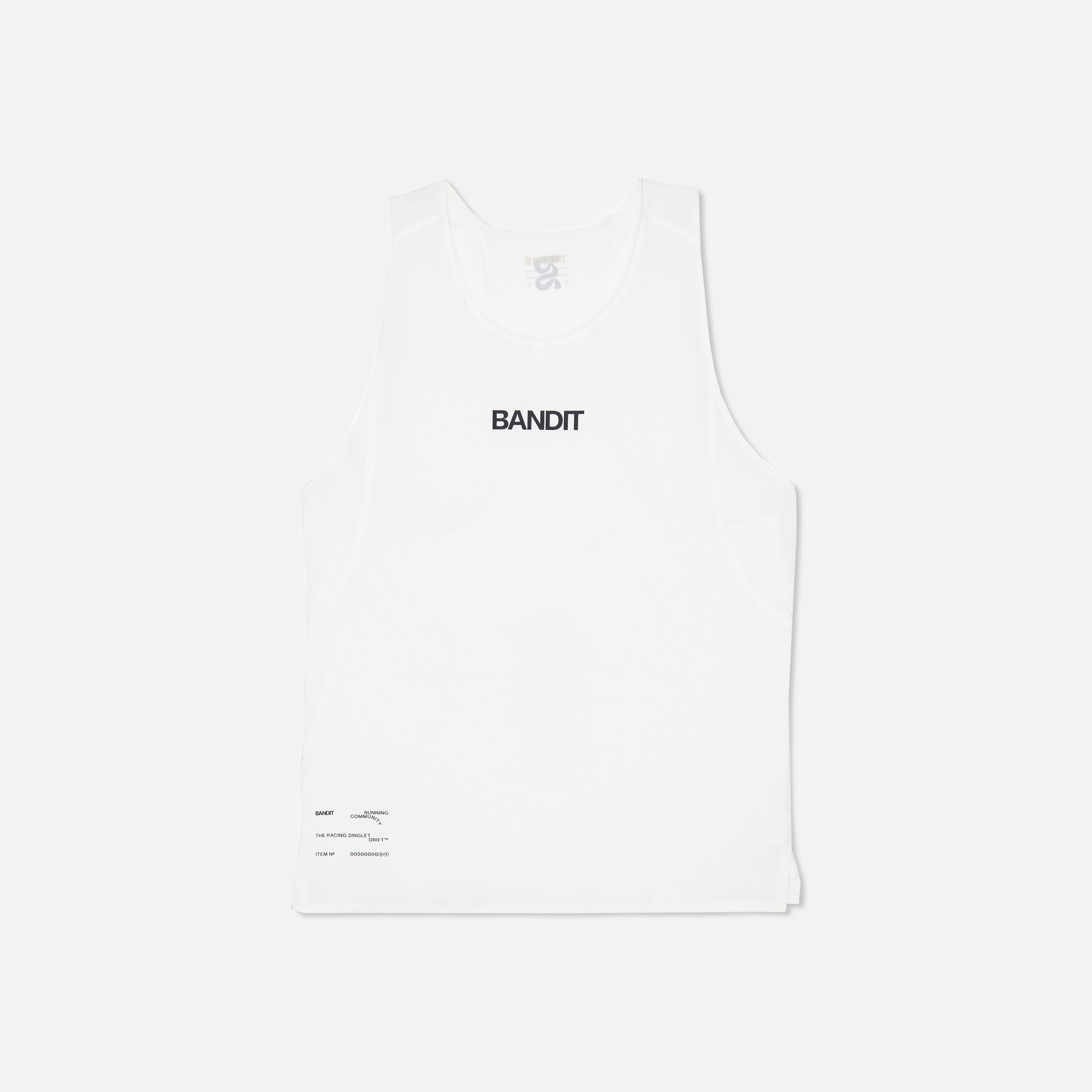 Bandit Drift Racing Singlet White