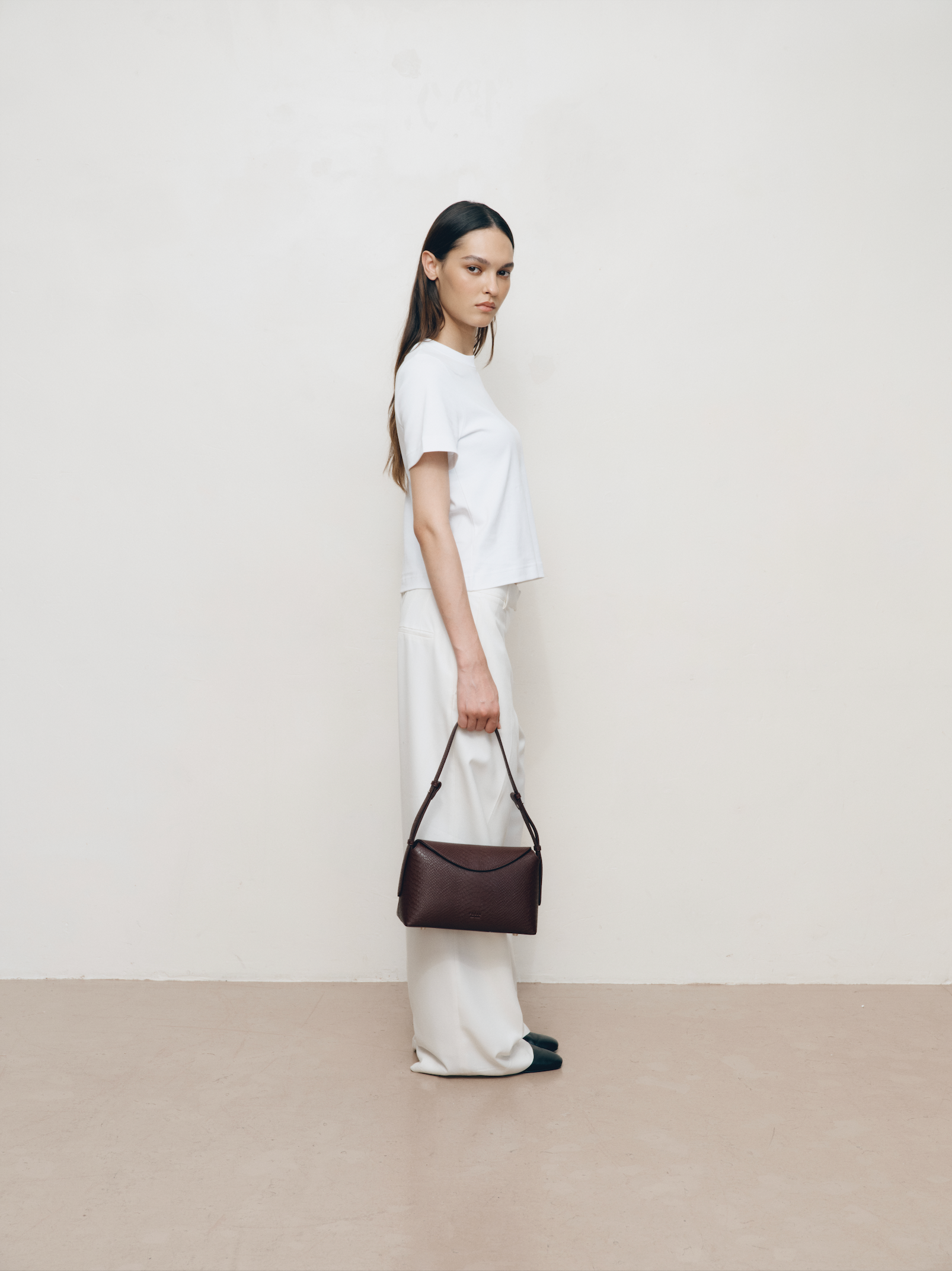 Freja Hudson Bag Berry Croc