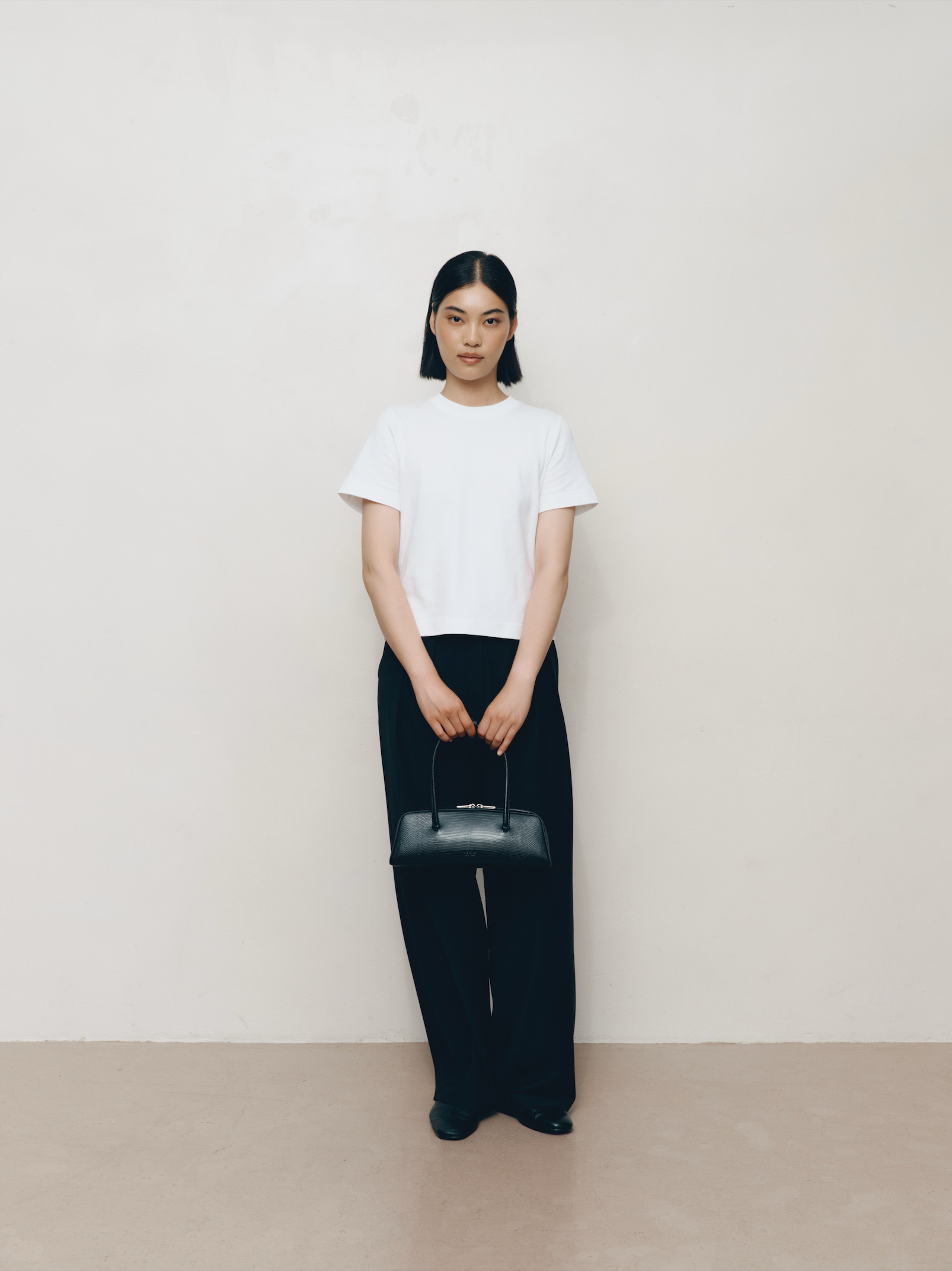 Freja Mercer Bag Black Lizard