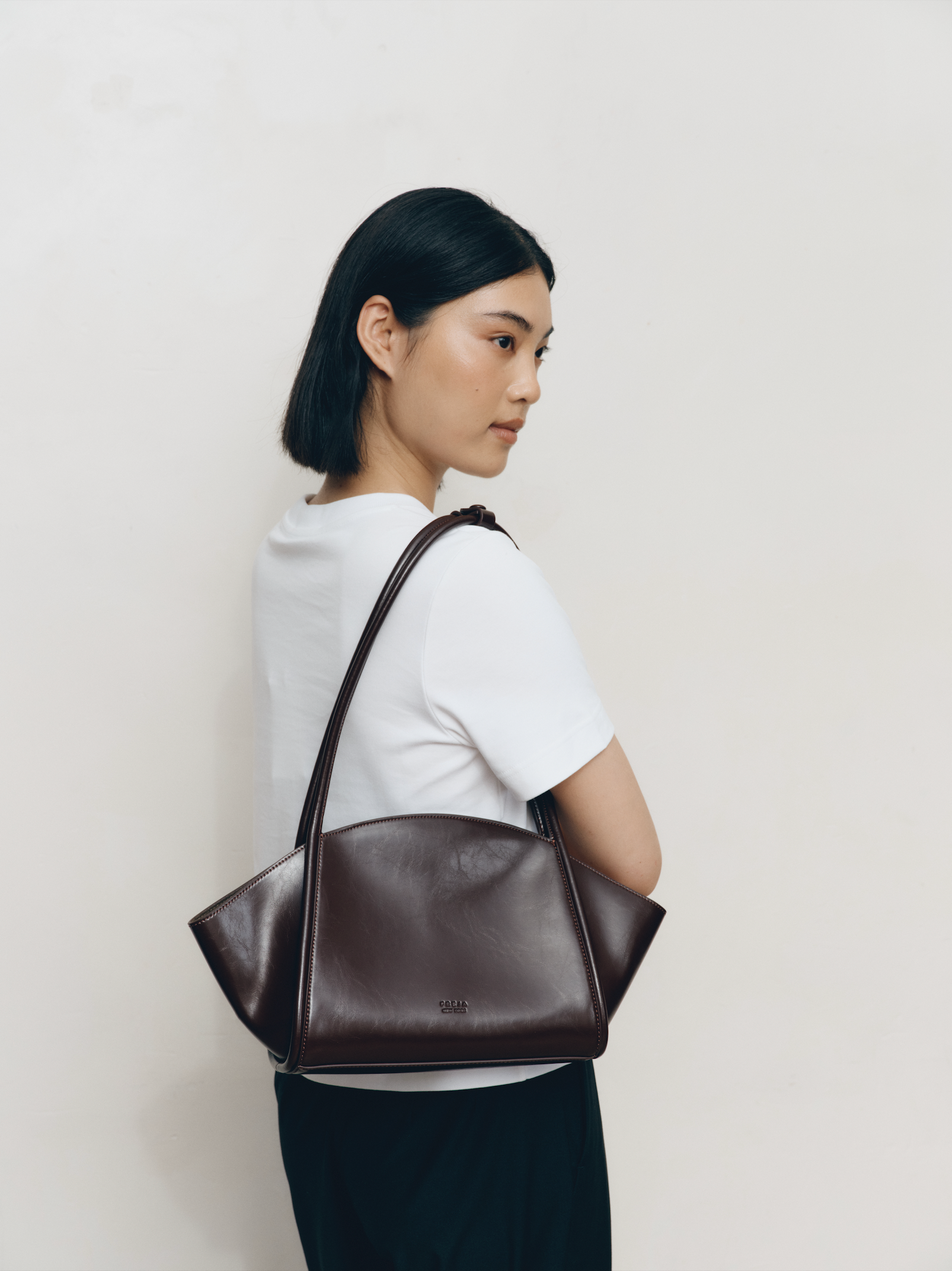 Freja Sylvie Bag Raisin Gloss