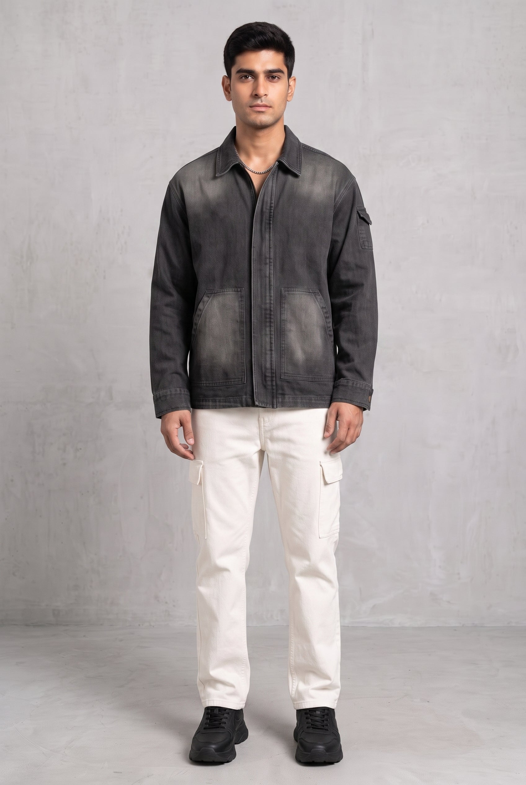 BLACK OG DENIM MEN'S JACKET