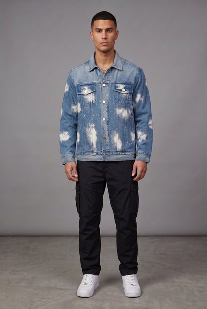 BLUE CLOUD DENIM MEN'S JACKET