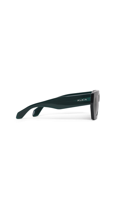 Alaïa Melted Rectangular Sunglasses