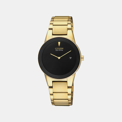Citizen Axiom Women Quartz Black Dial Analog Stainless Steel Ga1052-55E