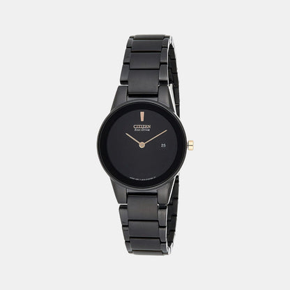 Citizen Axiom Women Quartz Black Dial Analog Stainless Steel Ga1055-57F