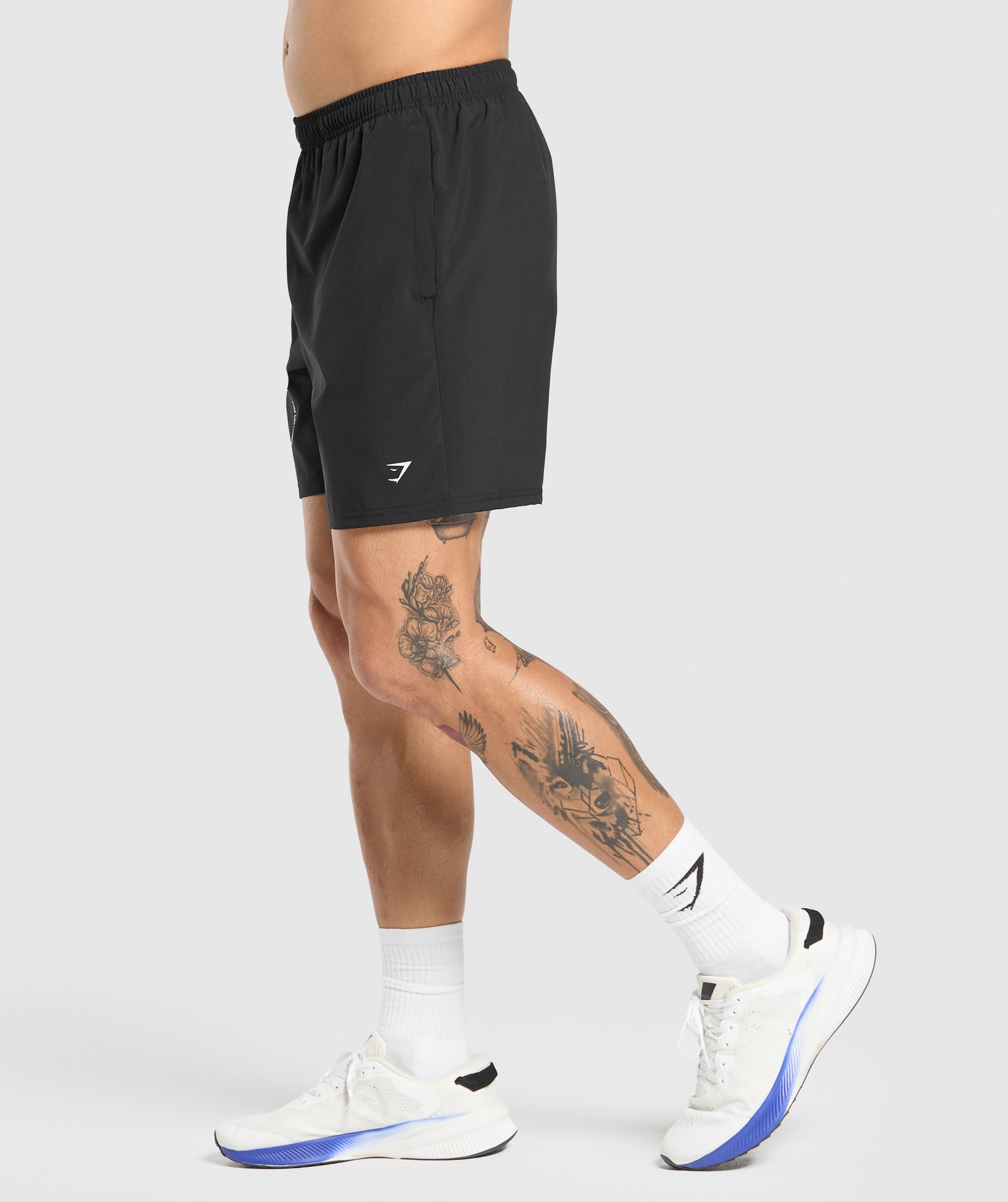 Gymshark Keep Showing Up 7" Shorts Black