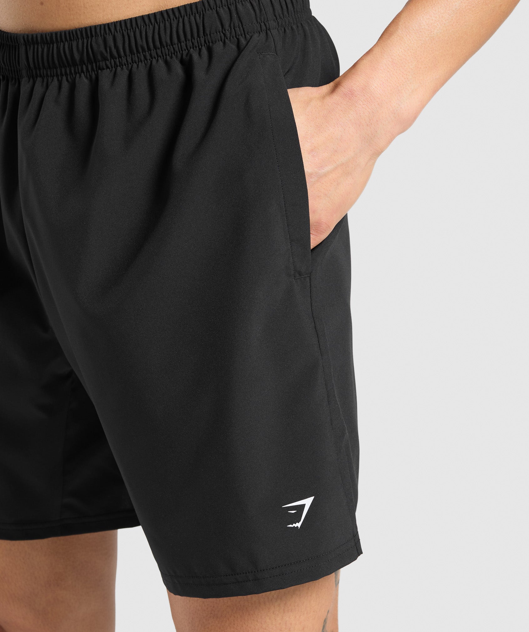 Gymshark Keep Showing Up 7" Shorts Black