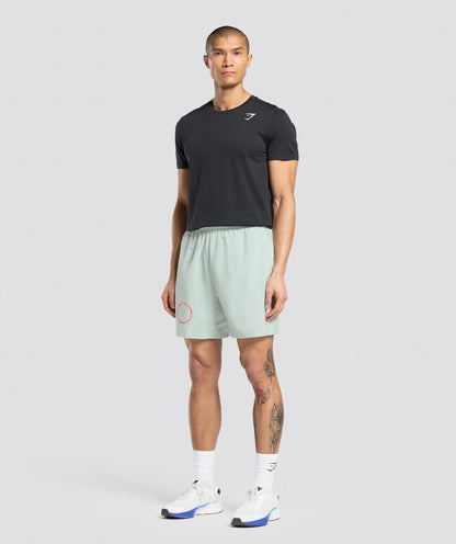 Gymshark Keep Showing Up 7" Shorts Morning Blue