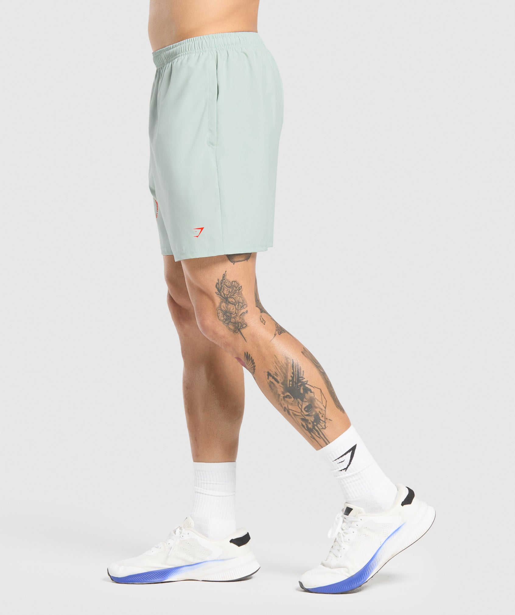 Gymshark Keep Showing Up 7" Shorts Morning Blue