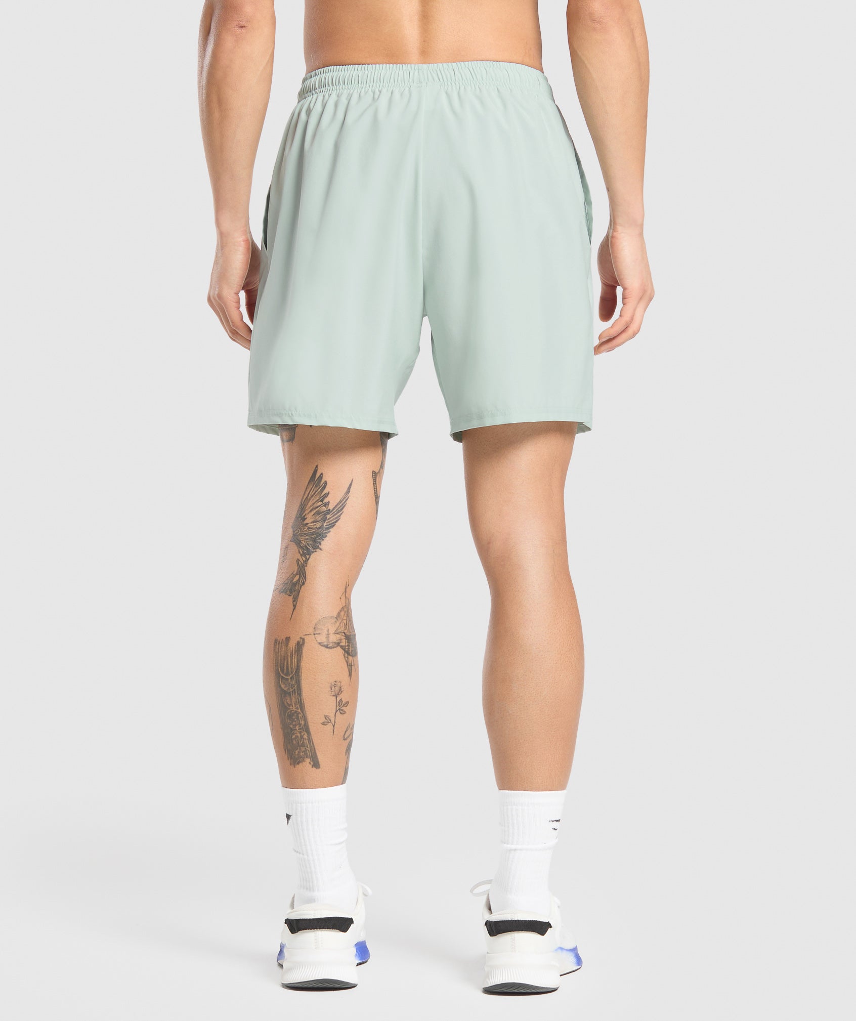 Gymshark Keep Showing Up 7" Shorts Morning Blue