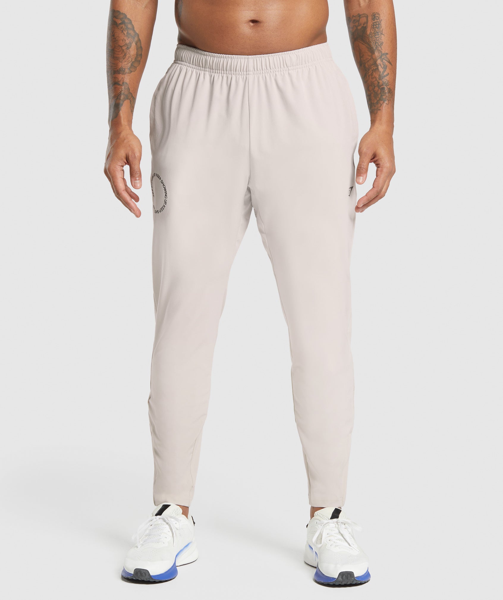 Gymshark Keep Showing Up Joggers Pebble Grey