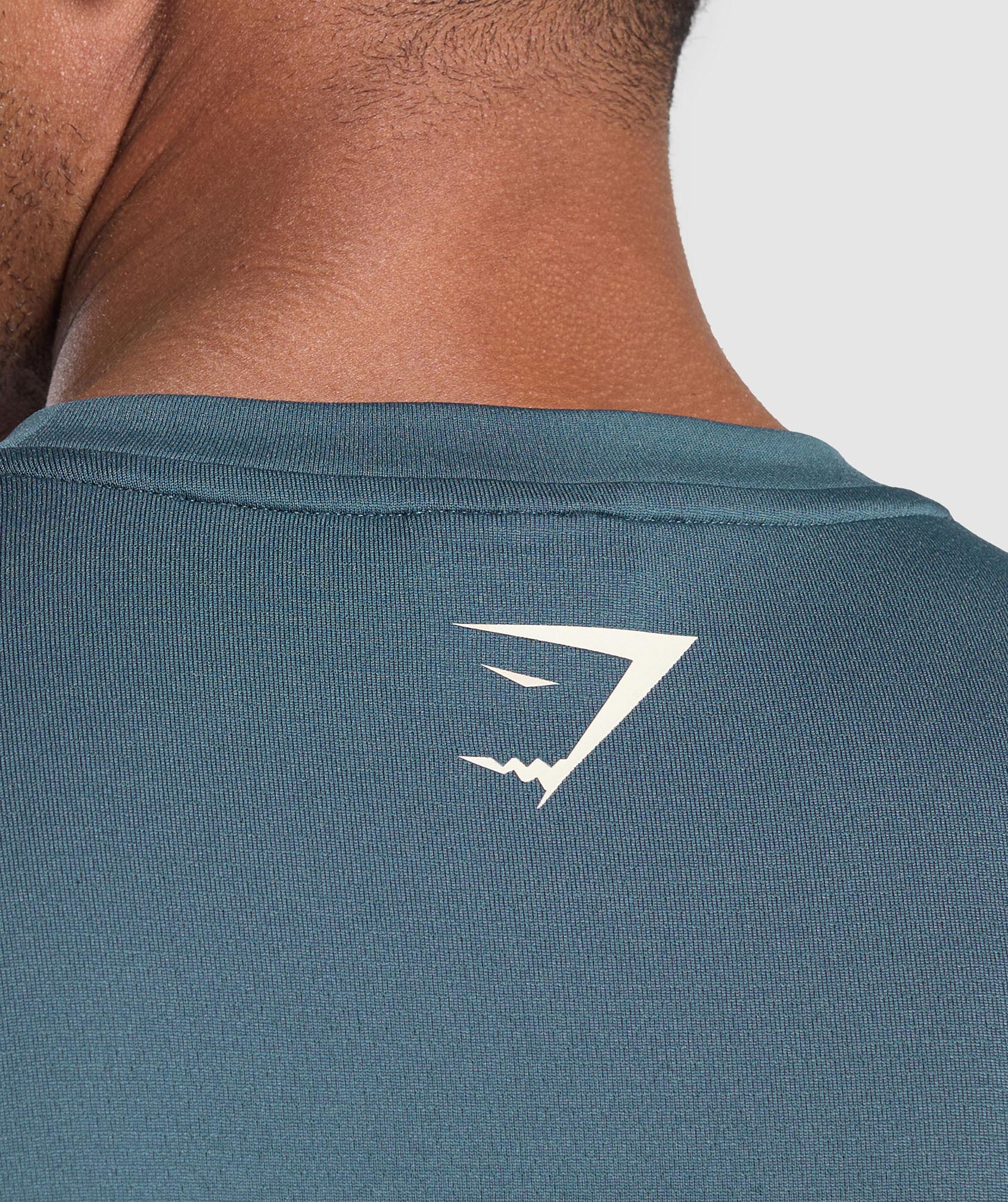Gymshark Script Graphic T-Shirt Cargo Blue