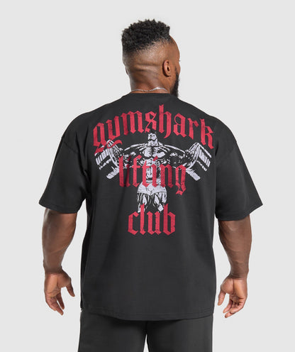 Gymshark Lifting Club T-Shirt Black