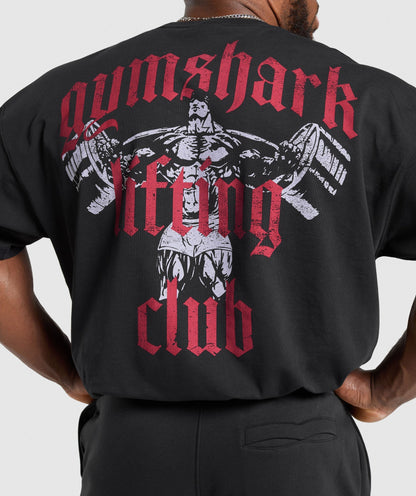 Gymshark Lifting Club T-Shirt Black