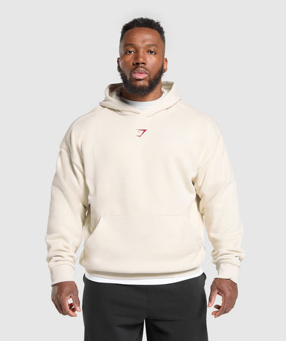 Gymshark Lifting Club Hoodie Oat White