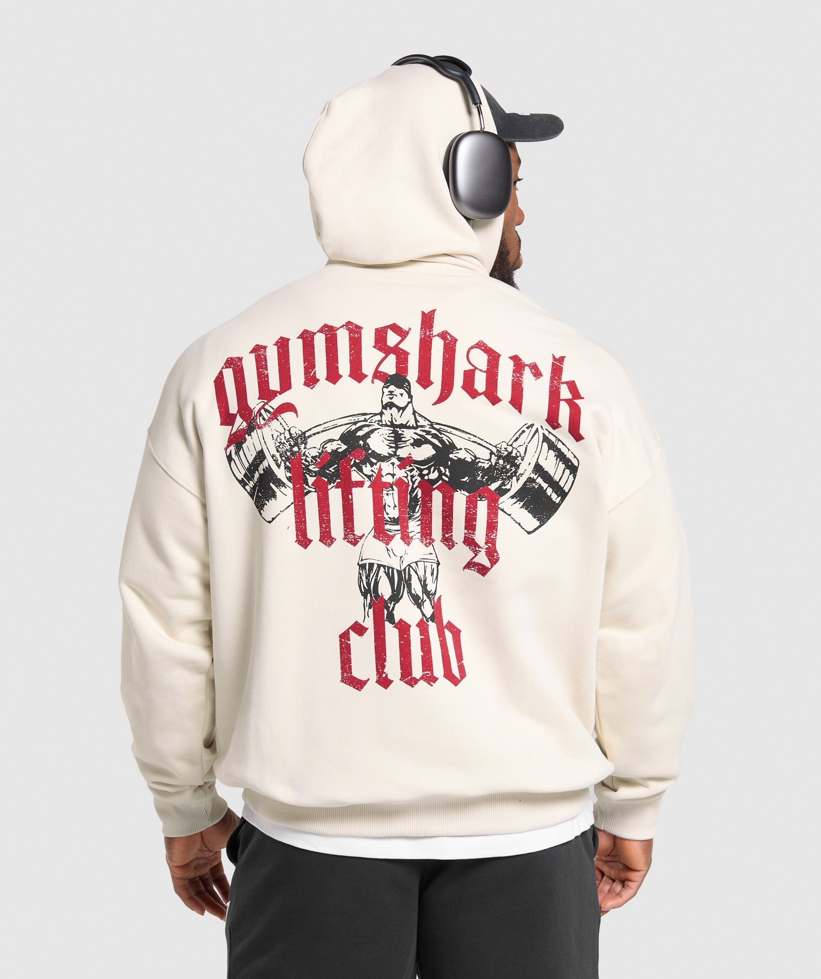 Gymshark Lifting Club Hoodie Oat White