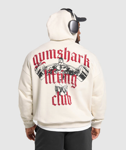 Gymshark Lifting Club Hoodie Oat White