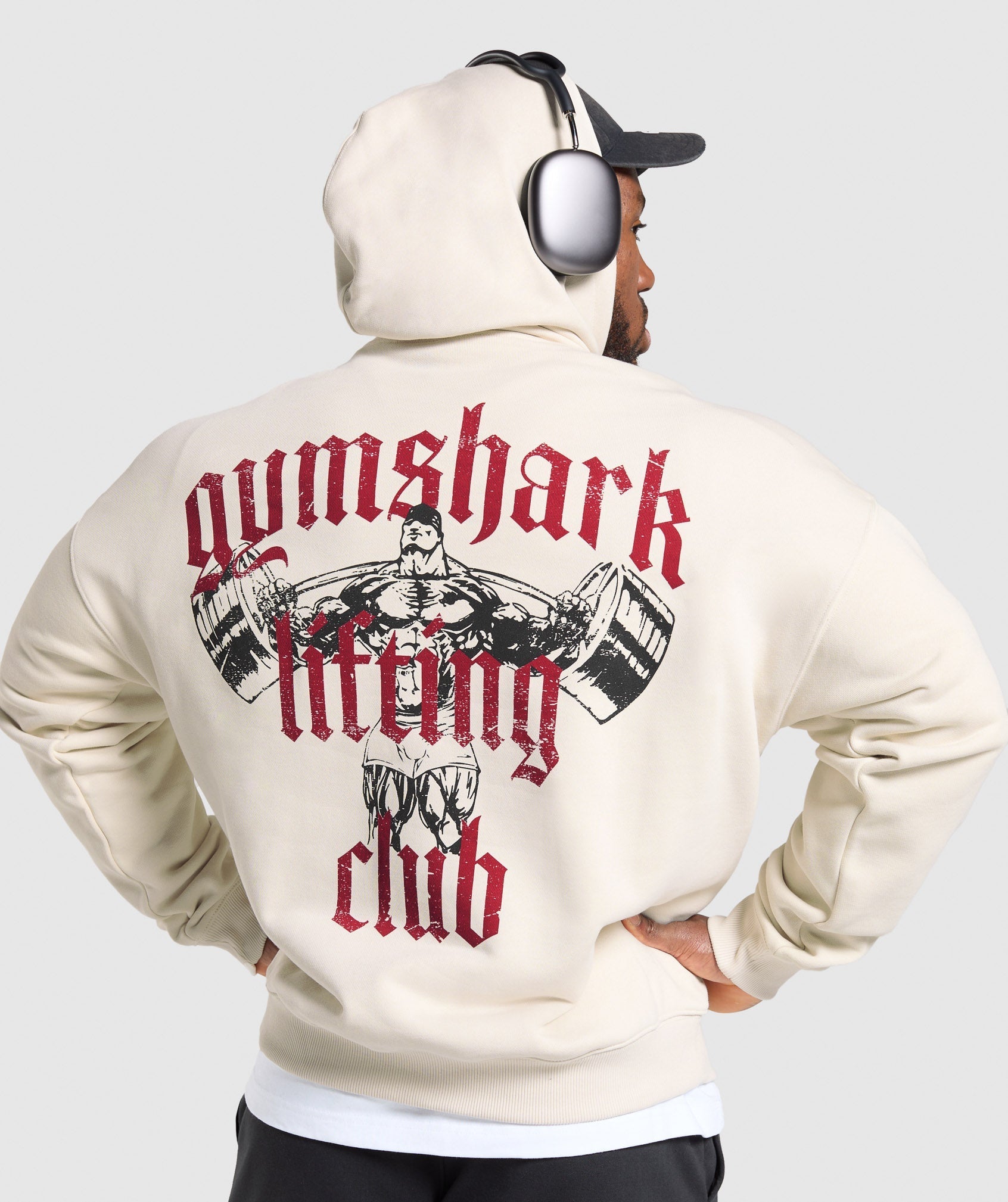 Gymshark Lifting Club Hoodie Oat White