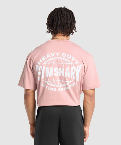 Gymshark Heavy Duty Apparel T-Shirt Light Pink