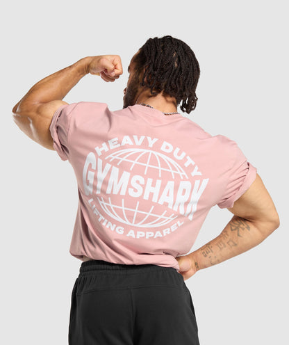 Gymshark Heavy Duty Apparel T-Shirt Light Pink