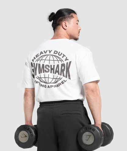 Gymshark Heavy Duty Apparel T-Shirt White