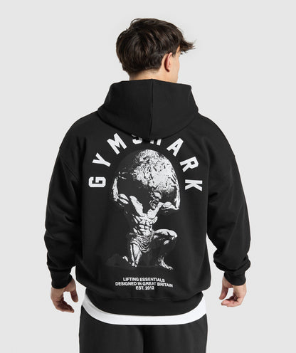 Gymshark Atlas Zip Up Hoodie Black