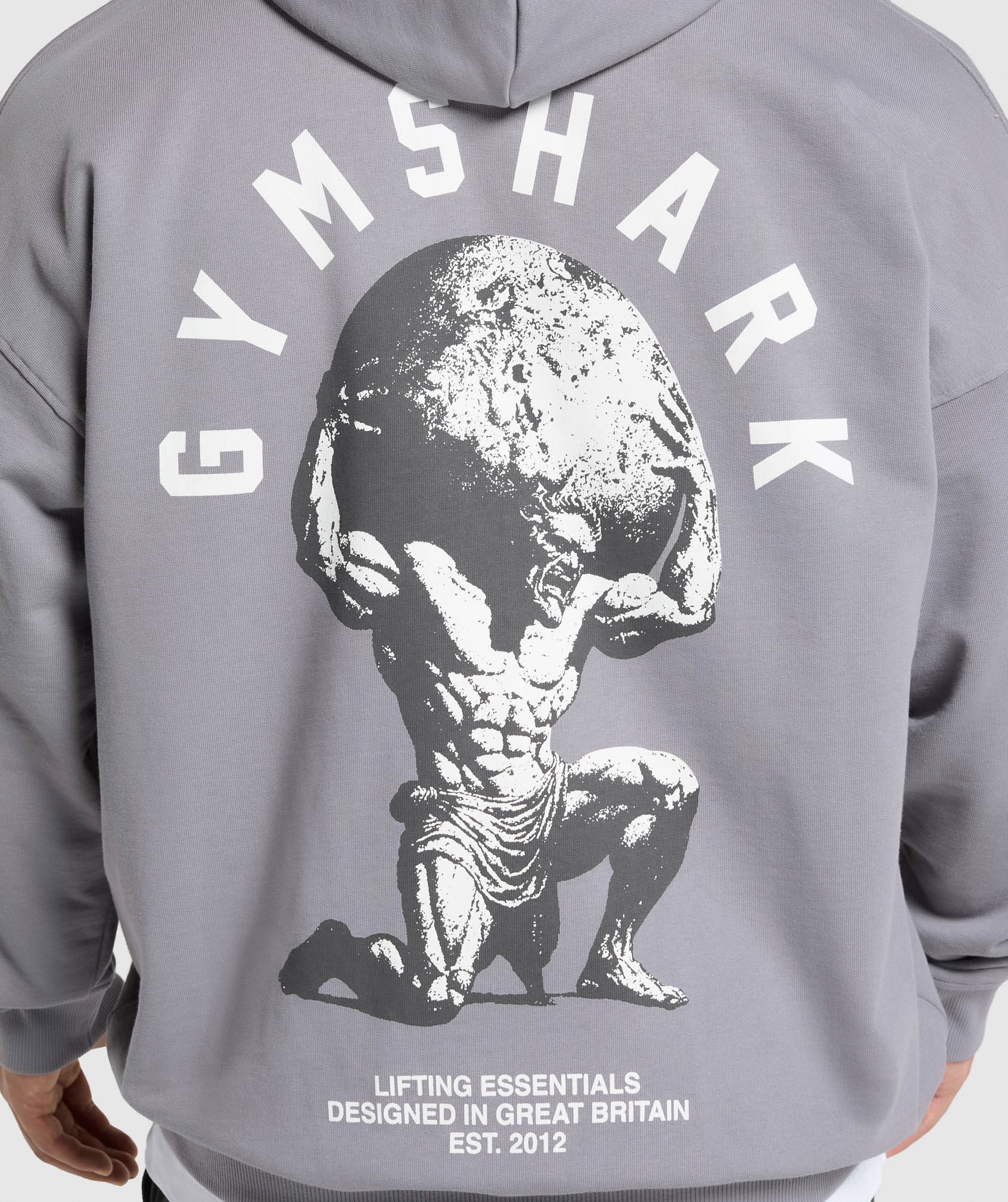Gymshark Atlas Zip Up Hoodie Medium Grey