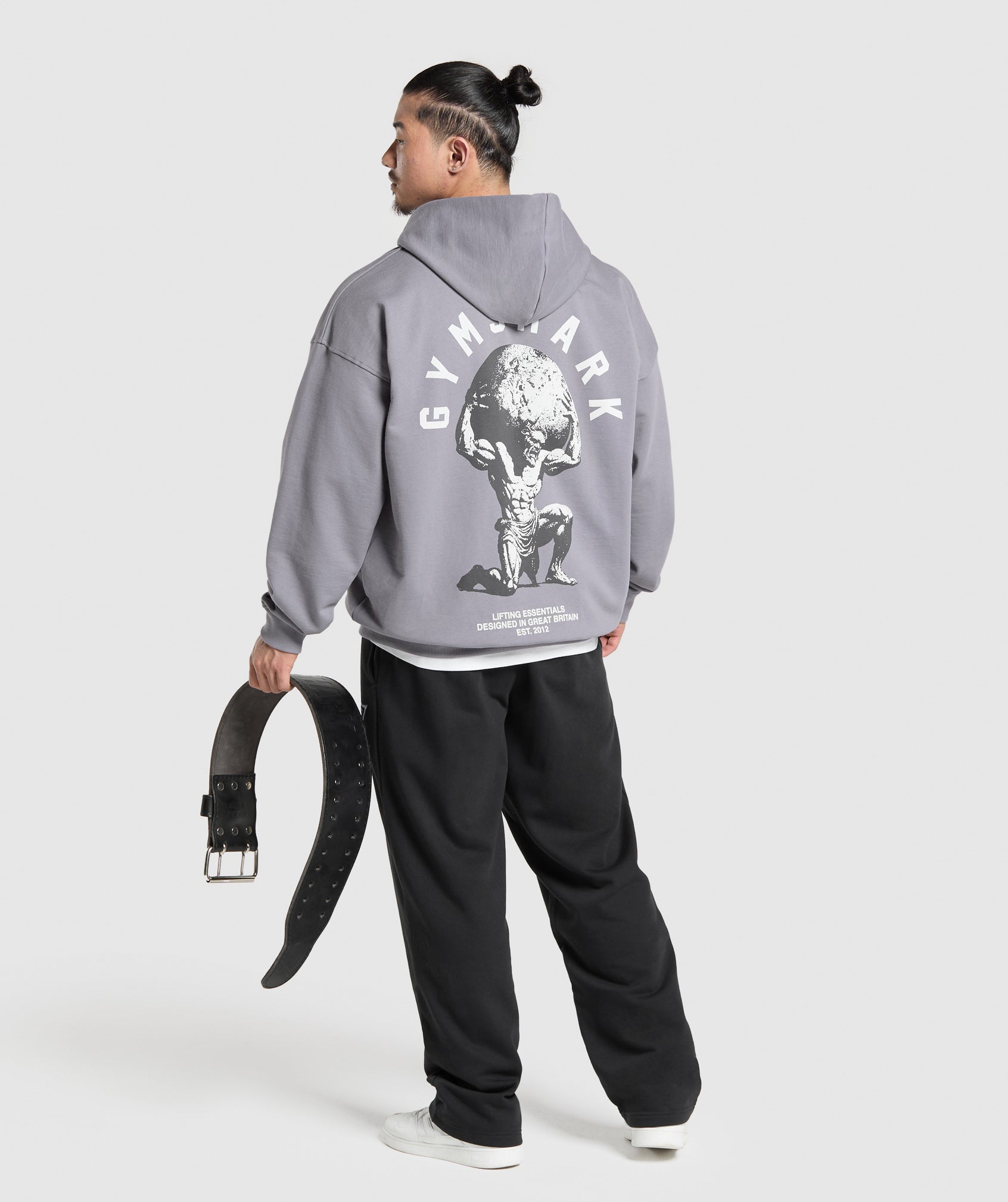 Gymshark Atlas Zip Up Hoodie Medium Grey