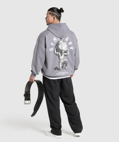 Gymshark Atlas Zip Up Hoodie Medium Grey